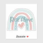 Sticker Monter au-dessus de l'arc-en-ciel bohémien (Feuille)