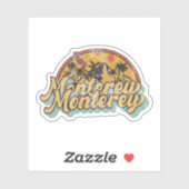 Sticker Monterey, Californie (Feuille)