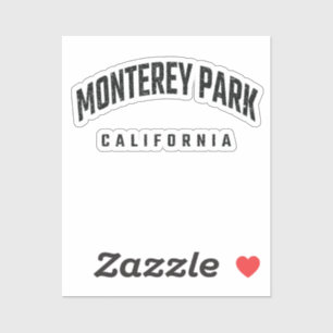 Sticker Monterey Park California CA