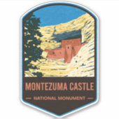 Sticker Montezuma Château Monument National (Devant)