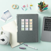 Sticker Monthly Index Tabs Bullet Journal Dividers  (Couverture iPad)