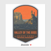 Sticker Monument national de Bears Ears (Feuille)