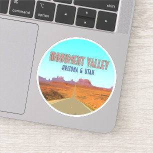 Sticker Monument Valley Arizona Utah Vintage