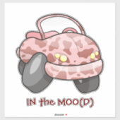 Sticker Moo Car (Feuille)