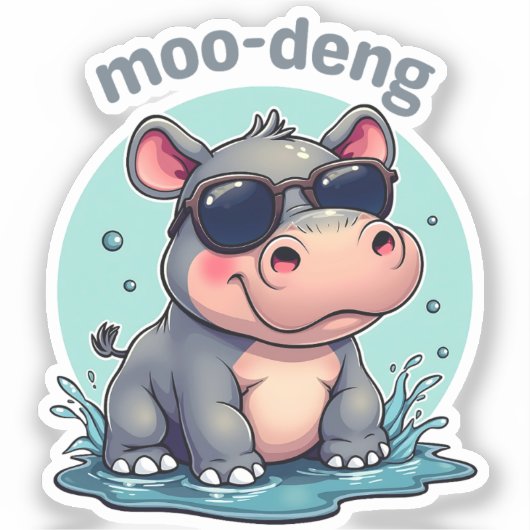 Sticker moo deng (Recto)