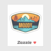 Sticker Moody, Alabama (Feuille)