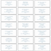 Sticker Moody Ocean Blue Font Adresse du client (Devant)