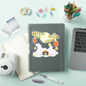 Sticker Moon Rabbit Mooncake Osmanthus (Couverture iPad)
