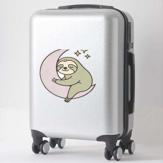 Sticker Moon Sloth Classic T-Shirt (Sur valise)
