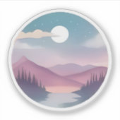 Sticker Moonlit Lavender Hills (Devant)