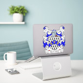 Sticker Moore Family Crest (Ordinateur portable sur le bureau)