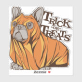 Sticker Mops d'Halloween (Feuille)