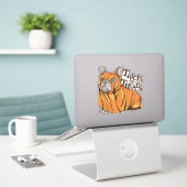 Sticker Mops d'Halloween (Ordinateur portable sur le bureau)