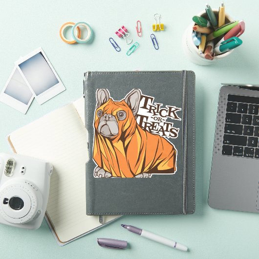 Sticker Mops d'Halloween (Couverture iPad)
