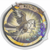 Sticker Moqueur du Texas, oiseau de l'État résiste (Devant)