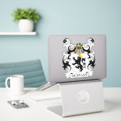 Sticker Morgan Family Crest (Ordinateur portable sur le bureau)