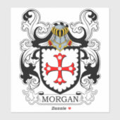 Sticker Morgan Family Crest (Feuille)