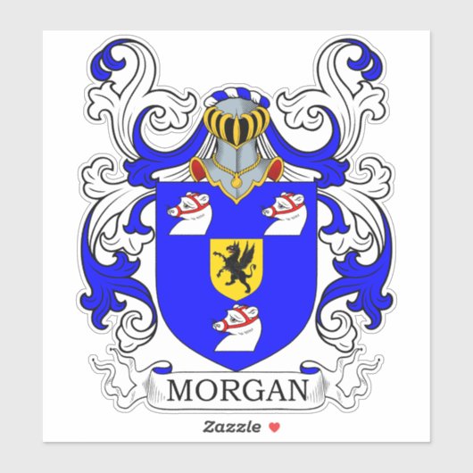 Sticker Morgan Family Crest (Feuille)
