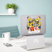 Sticker Morgan Family Crest (Ordinateur portable sur le bureau)