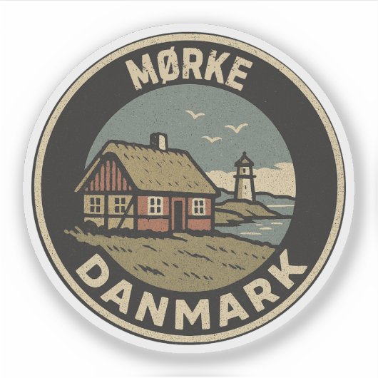 Sticker Mørke, Danemark Danmark (Devant)
