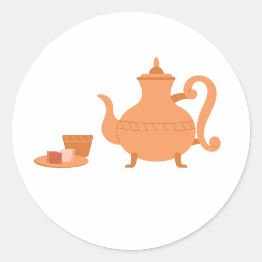 Sticker Moroccan Tea (Voorkant)