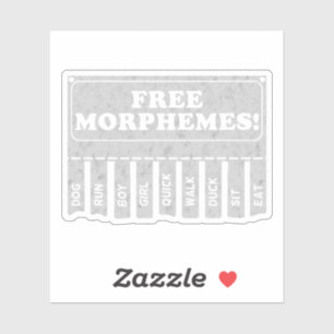Sticker Morphèmes libres