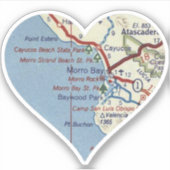 Sticker Morro Bay Californie (Devant)