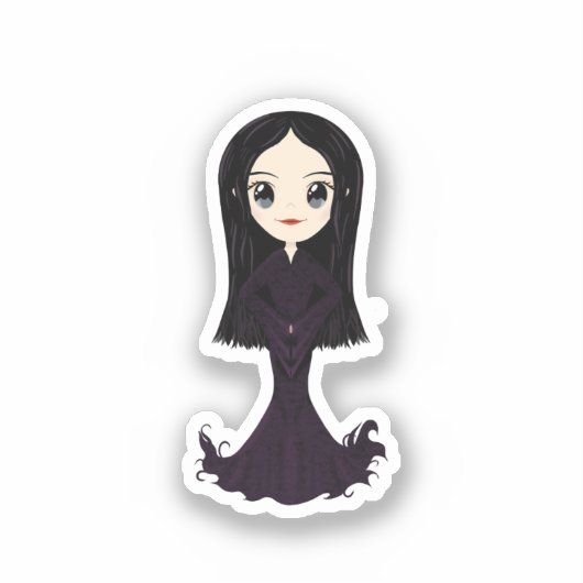 Sticker Morticia (Recto)