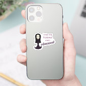 Sticker Morticia Obsédée (Téléphone)