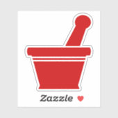 Sticker Mortier et pilon (Feuille)