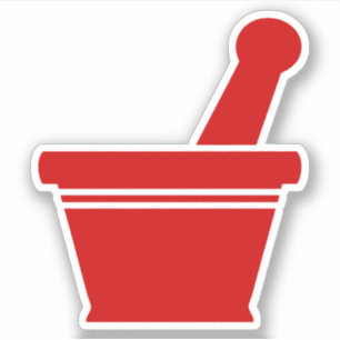 Sticker Mortier et pilon