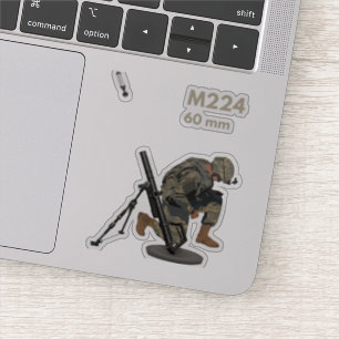 Sticker Mortier M224 avec gunner