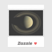 Sticker Mosaïque De La Planète Saturne Et Ses Principaux A (Feuille)