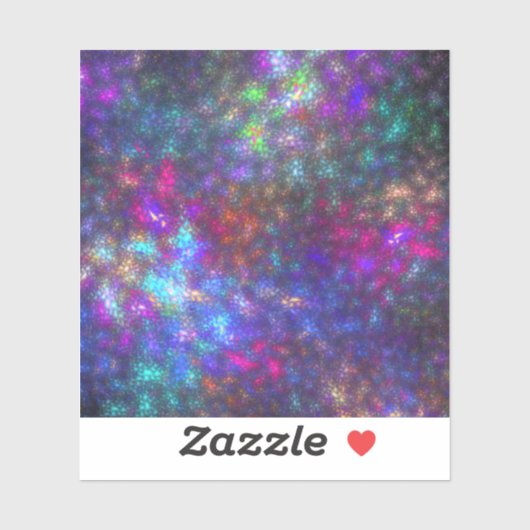 Sticker Mosaïque galactique (Feuille)