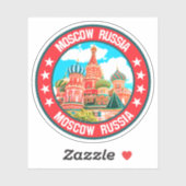 Sticker Moscou (Feuille)