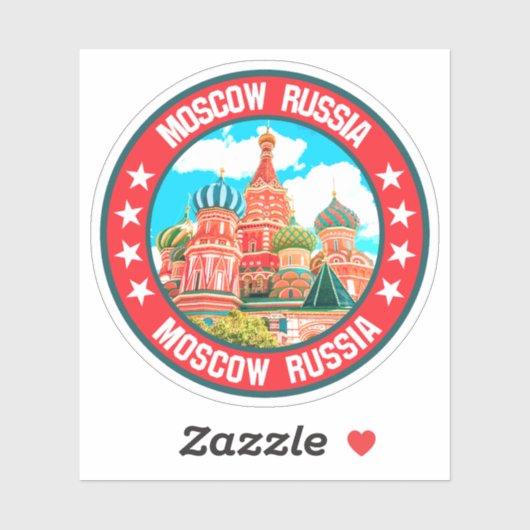 Sticker Moscou (Feuille)