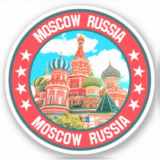 Sticker Moscou (Devant)