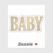 Sticker Mot de bébé (Feuille)