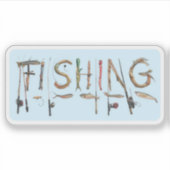Sticker Mot de pêche (Devant)