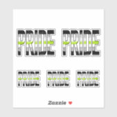 Sticker Mot d'orgueil agender (Feuille)