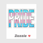 Sticker Mot du Fierté Trans (Feuille)