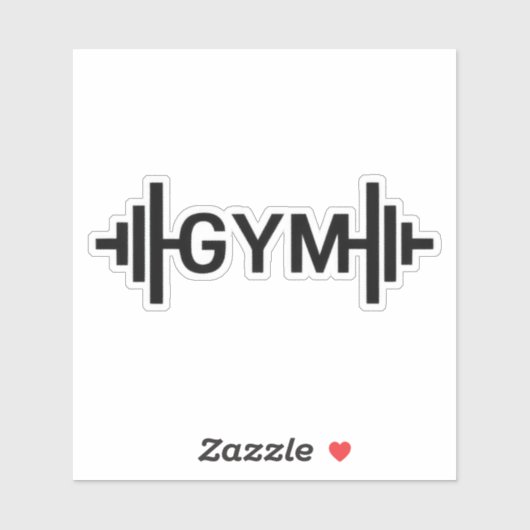 Sticker Mot Gym (Feuille)