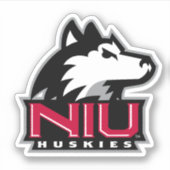 Sticker Mot-symbole NIU Huskies (Devant)