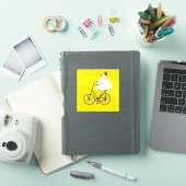 Sticker Motard poulet fier (Couverture iPad)