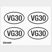Sticker moteur Datsun Nissan VG30 (Feuille)