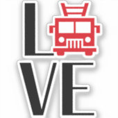 Sticker moteur FIRE LOVE [FL16] (Recto)