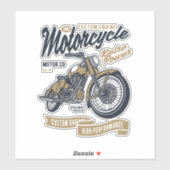 Sticker Moteur personnalisé (Feuille)