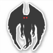 Sticker Mothman Cryptid (Devant)