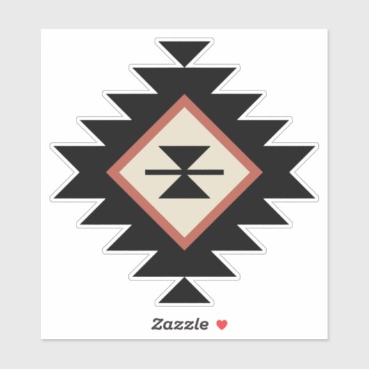 Sticker Motif Aztec (Feuille)