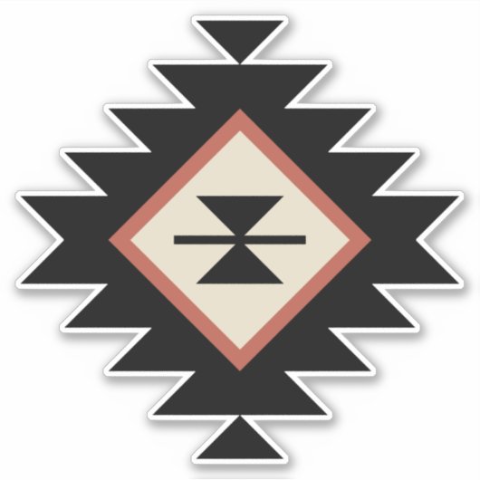 Sticker Motif Aztec (Devant)